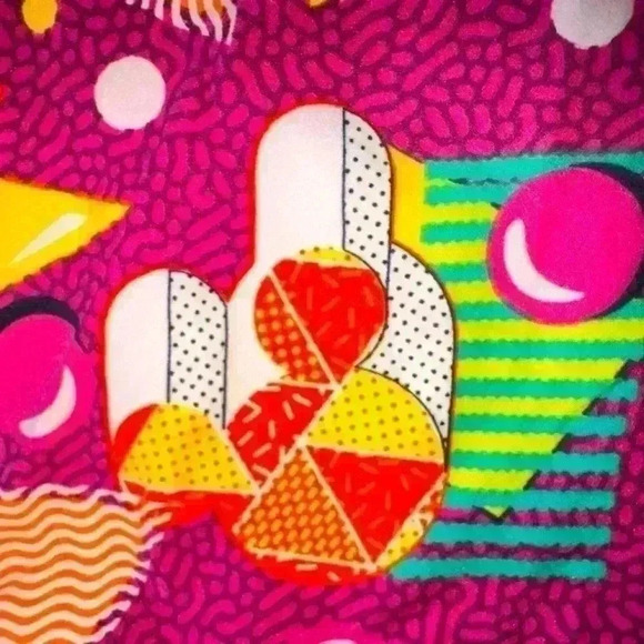 Lularoe Disney TC Mickey Mouse leggings, abstract geometric . NWOT - Picture 2 of 6